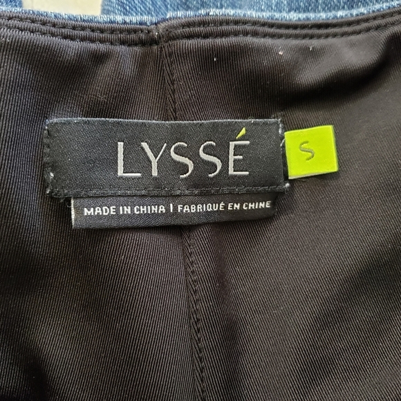 Lysse Size Small Blue Denim Leggings - Picture 7 of 8